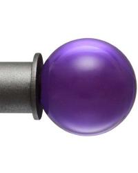 Violet Finial for 1 Inch Rod by  Robert Allen 