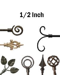 Small Wrought Iron Curtain Rods