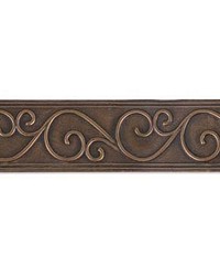 Spanish Scroll Single Metal Cornice by   