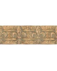 Fleur-de-lis Emblem Single Metal Cornice by   