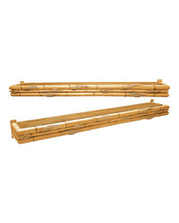 Faux Bamboo on Iron Decorative Cornice Small by  Orion Ornamental Iron  Inc 
