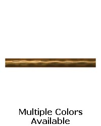 Round Hollow Rod Hammered 1 1/2in Diameter by   