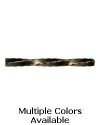 Twist Hollow Rod Hammered 1 1/4in Diameter by   