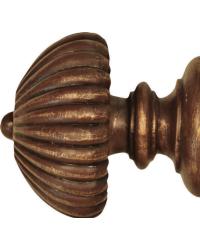 Savannah Curtain Rod Finial 1 3/8 inch by   