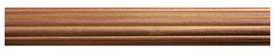  3 Inch Fluted Wood Curtain Rod 12 foot