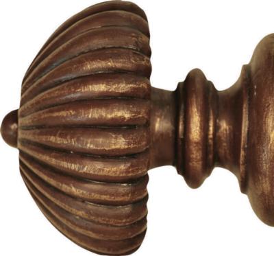 Savannah Finial Shown in Old World Gold Finestra 3