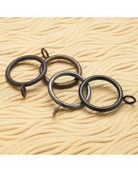 Wrought Iron Eyelet Curtain Rings for 1in Rod by   