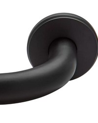 Aria French Return Round Mounting Plate Matte Black FM118441 Mk by   
