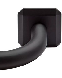 Aria French Return Square Mounting Plate Matte Black FM118440 Mk by   