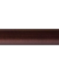 Aria Metal Pole 1 1/8 Diameter 4ft Oil Rubbed Bronze FM284 Orb by   