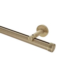 1 3/8in Diameter H-Rail Traverse System Single Rod Standard Projection  Antique Brass by   