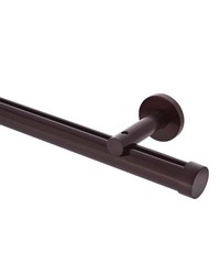 1 3/8in Diameter H-Rail Traverse System Single Rod Standard Projection  Oil Rubbed Bronze by   