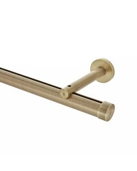 1 3/8in Diameter H-Rail Traverse System Single Rod Extended Projection  Antique Brass by   