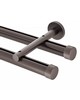 Aria Metal 1 3/8in Diameter H-Rail Traverse System Double Rod  Iron Copper