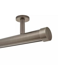 1 3/8in Diameter H-Rail Traverse System Single Rod Ceiling Mount  Antique Pewter by  Brewster Wallcovering 