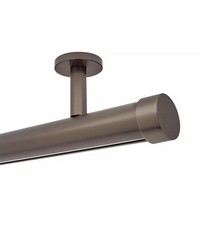 1 3/8in Diameter H-Rail Traverse System Single Rod Ceiling Mount  Iron Copper by  Brewster Wallcovering 