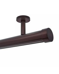 1 3/8in Diameter H-Rail Traverse System Single Rod Ceiling Mount  Oil Rubbed Bronze by  Brewster Wallcovering 