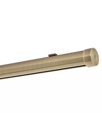 1 3/8in Diameter H-Rail Traverse System Single Rod Ceiling Low Profile  Antique Brass by  Brewster Wallcovering 