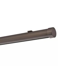 1 3/8in Diameter H-Rail Traverse System Single Rod Ceiling Low Profile  Iron Copper by  Brewster Wallcovering 