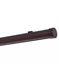 1 3/8in Diameter H-Rail Traverse System Single Rod Ceiling Low Profile  Oil Rubbed Bronze by  Brewster Wallcovering 