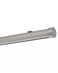 1 3/8in Diameter H-Rail Traverse System Single Rod Ceiling Low Profile  Polished Nickel by   