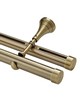 Aria Metal Metal Baton 48in Plastic Attachment Antique Brass