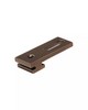 Aria Metal H-Rail Low Profile Ceiling Bracket Brushed Bronze