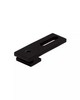 Aria Metal H-Rail Low Profile Ceiling Bracket Satin Black