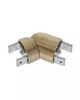 Aria Metal H-Rail Elbow Antique Brass