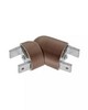 Aria Metal H-Rail Elbow Brushed Bronze