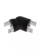 Aria Metal H-Rail Elbow Matte Black