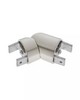 Aria Metal H-Rail Elbow Polished Nickel