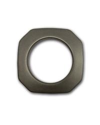 Brushed Steel Square Snap Together Grommets 1 3/8 Diameter by   