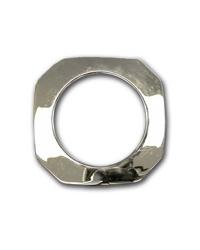 Chrome Square Snap Together Grommets 1 3/8 Diameter by   