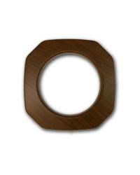 Dark Wood Square Snap Together Grommets 1 3/8 Diameter by   