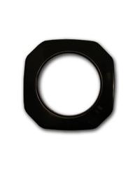 Black Square Snap Together Grommets 1 3/8 Diameter by   