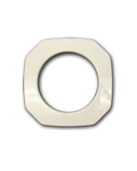 White Square Snap Together Grommets 1 3/8 Diameter by   