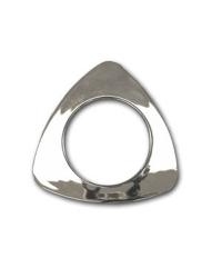 Chrome Triangle Snap Together Grommets 1 3/8 Diameter by   