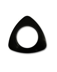 Black Triangle Snap Together Grommets 1 3/8 Diameter by   