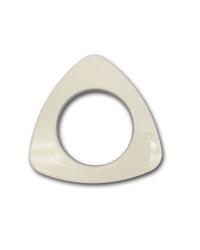 White Triangle Snap Together Grommets 1 7/8D by   