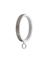 Metal Curtain Rings With Eyelet Brushed Nickel  FM200 BN by  Swavelle-Millcreek 