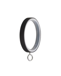 Metal Curtain Rings With Eyelet Matte Black  FM200 MK by   