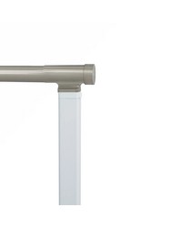 H-Rail Motorized Traverse R-TEC Double Rod Ceiling Mount  Polished Nickel by   