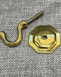 Hermes Octagonal Hand-Polished Hook Pair by   