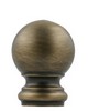 Vesta Ball Finial Antique Brass