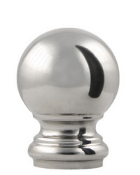 Ball Finial Polished Nickel by  Winfield Thybony Design 
