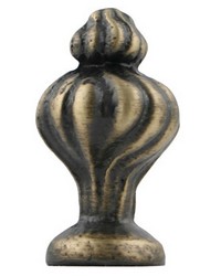 LOUIS XV Finial Antique Brass by  Vesta 