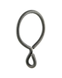 Wrought Iron Ring with Eye English Pewter by   
