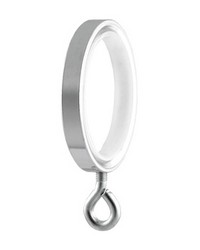 Flat Curtain Ring Polished Chrome by   