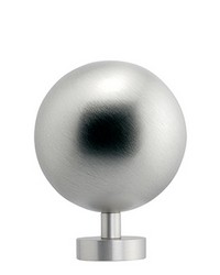 Finial BELL Brushed Nickel by   